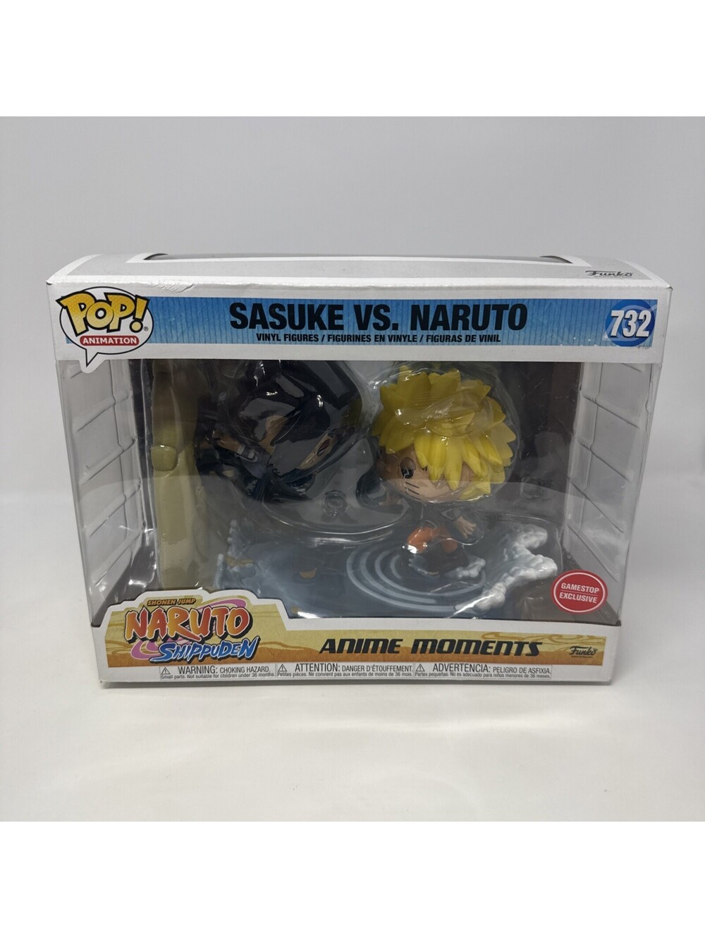 Funko Pop Naruto Shippuden Sasuke vs Naruto #732 Anime Moments GS Exclusive